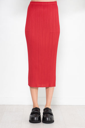 Pleats Please by Issey Miyake - New Colorful Basics 3, Red