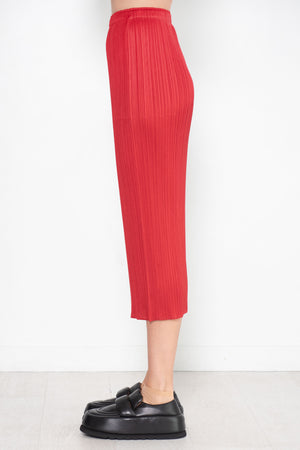 Pleats Please by Issey Miyake - New Colorful Basics 3, Red