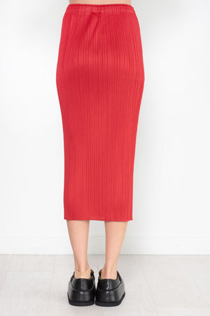 Pleats Please by Issey Miyake - New Colorful Basics 3, Red