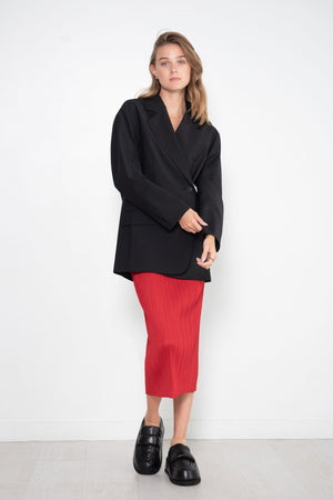 Pleats Please by Issey Miyake - New Colorful Basics 3, Red