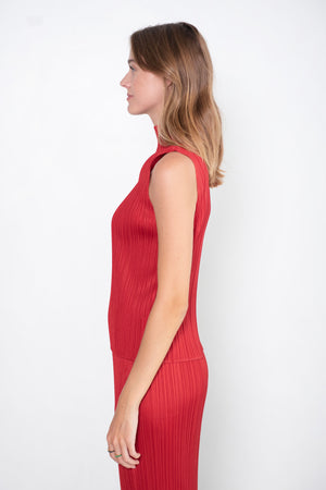 Pleats Please by Issey Miyake - New Colorful Basics: 3, Red
