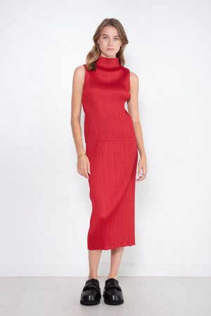 Pleats Please by Issey Miyake - New Colorful Basics: 3, Red