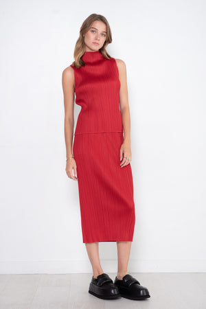 Pleats Please by Issey Miyake - New Colorful Basics: 3, Red