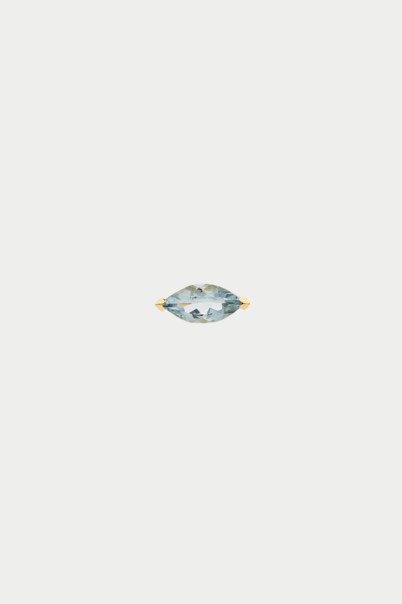 ita - “Sera” Floating Marquise Ear Cuff, Aquamarine