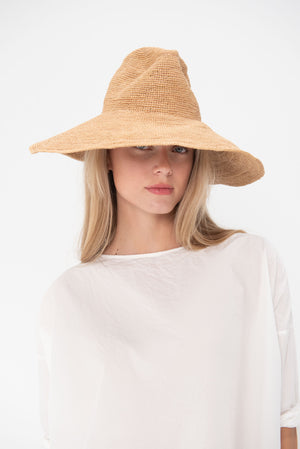 JANESSA LEONE - Waverly Hat, Sand