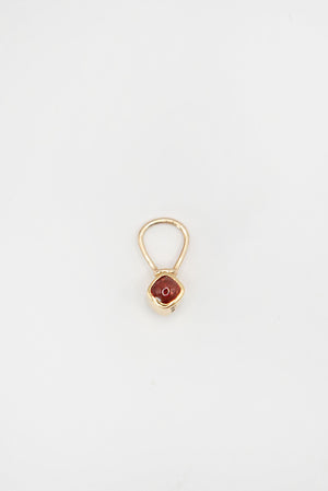 MARLA AARON - Itty Bitty Spinel Charm, Yellow Gold
