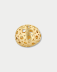 Muse Brushed Ring, Yellow Gold