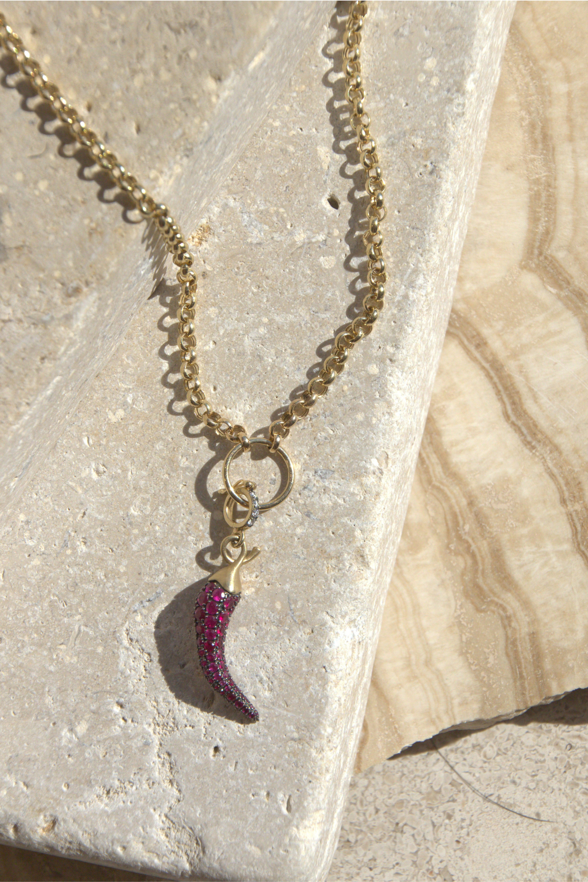 Circle Simple Chain, Yellow Gold