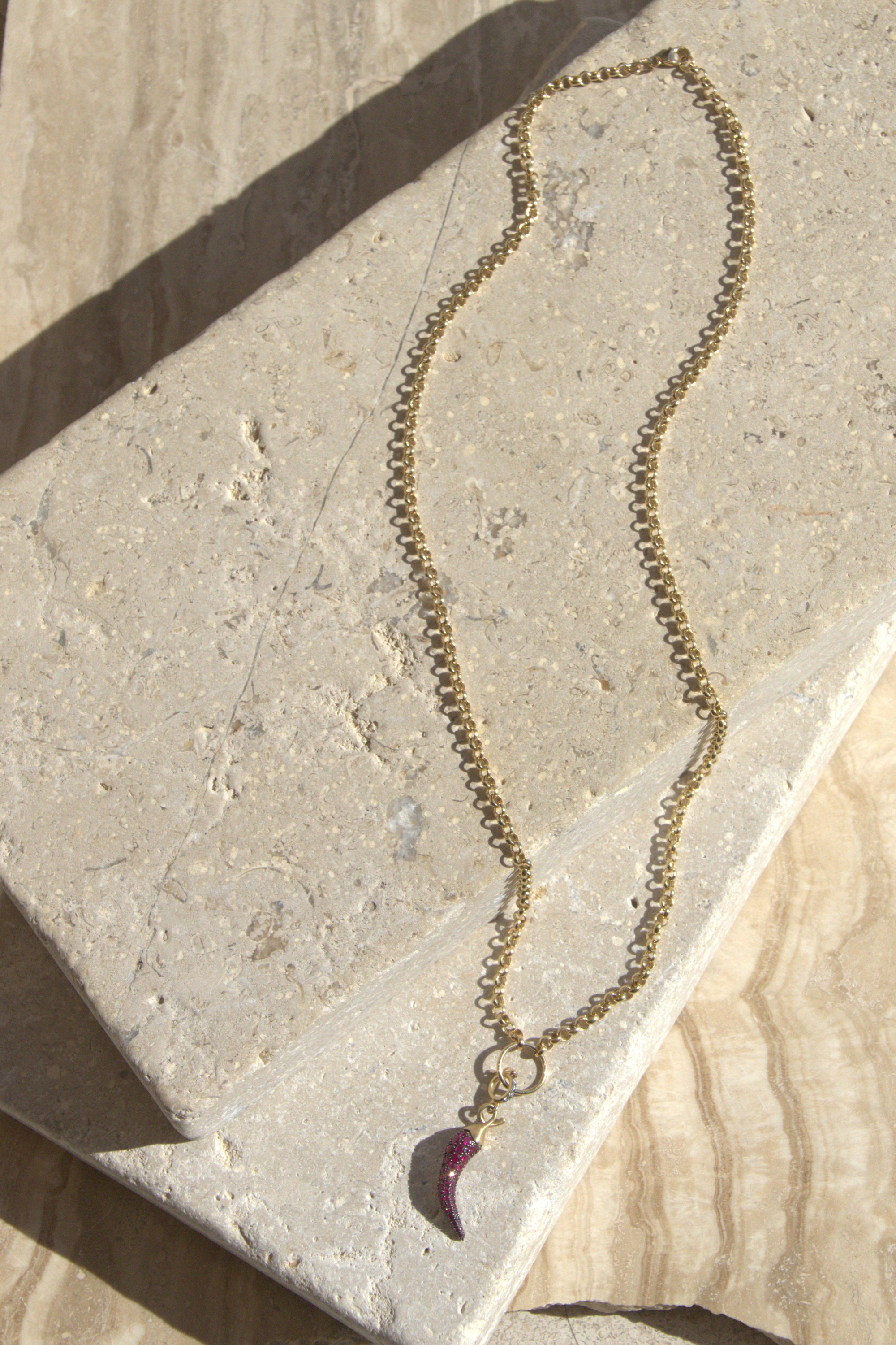 Circle Simple Chain, Yellow Gold