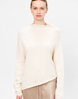 Askew Pullover, Raw White