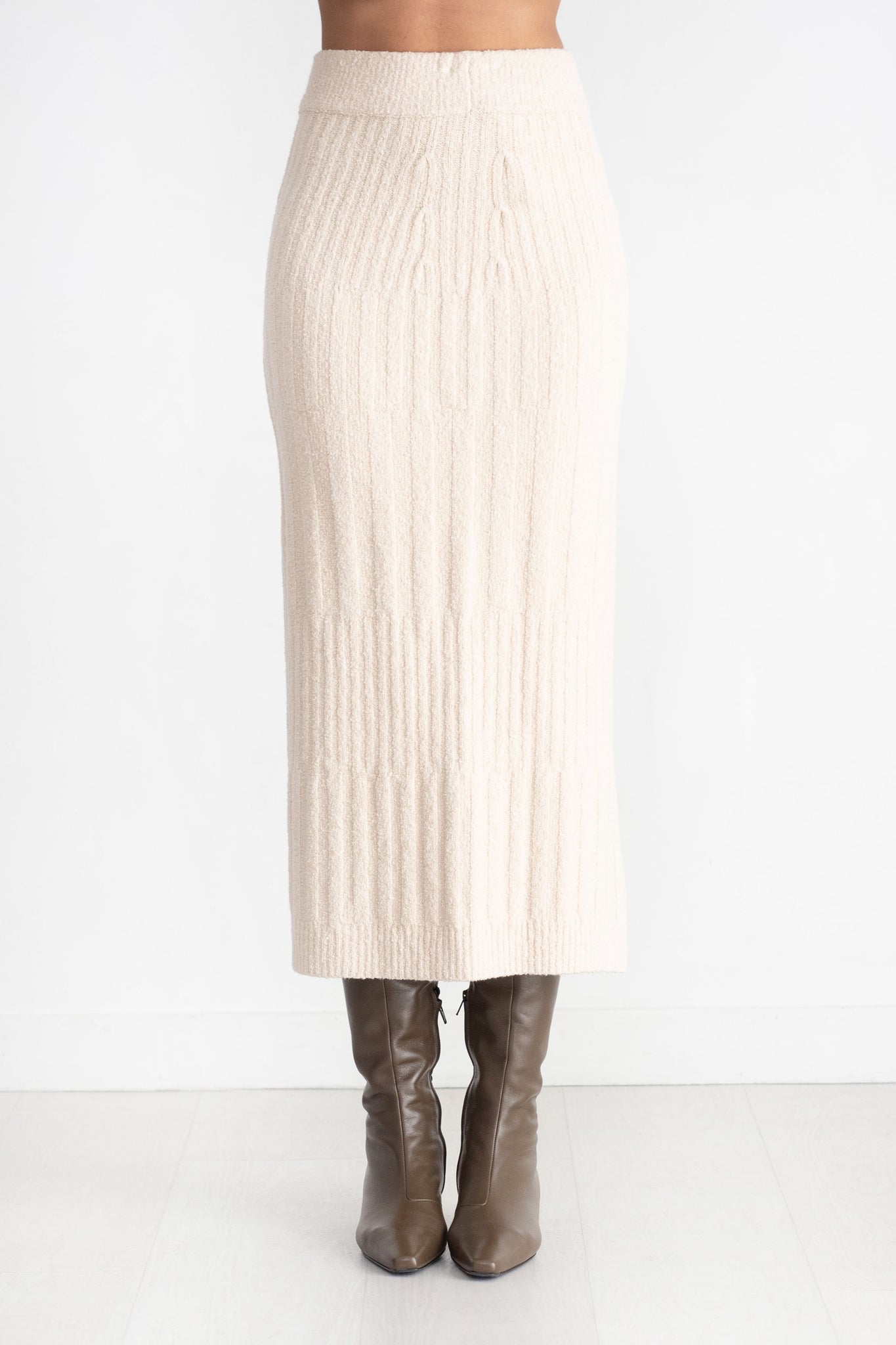 Lauren Manoogian - Collage Skirt, Raw White