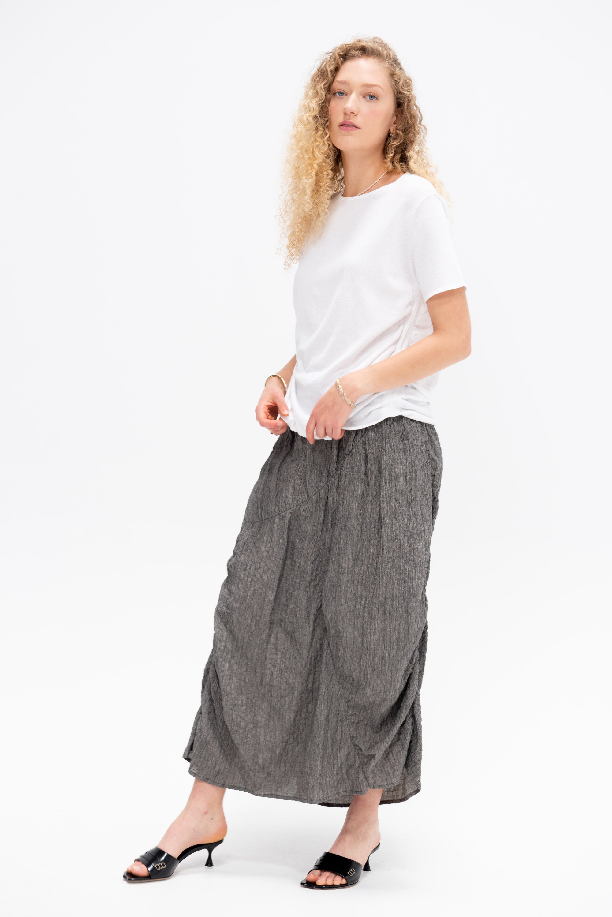 Drape Tee, White