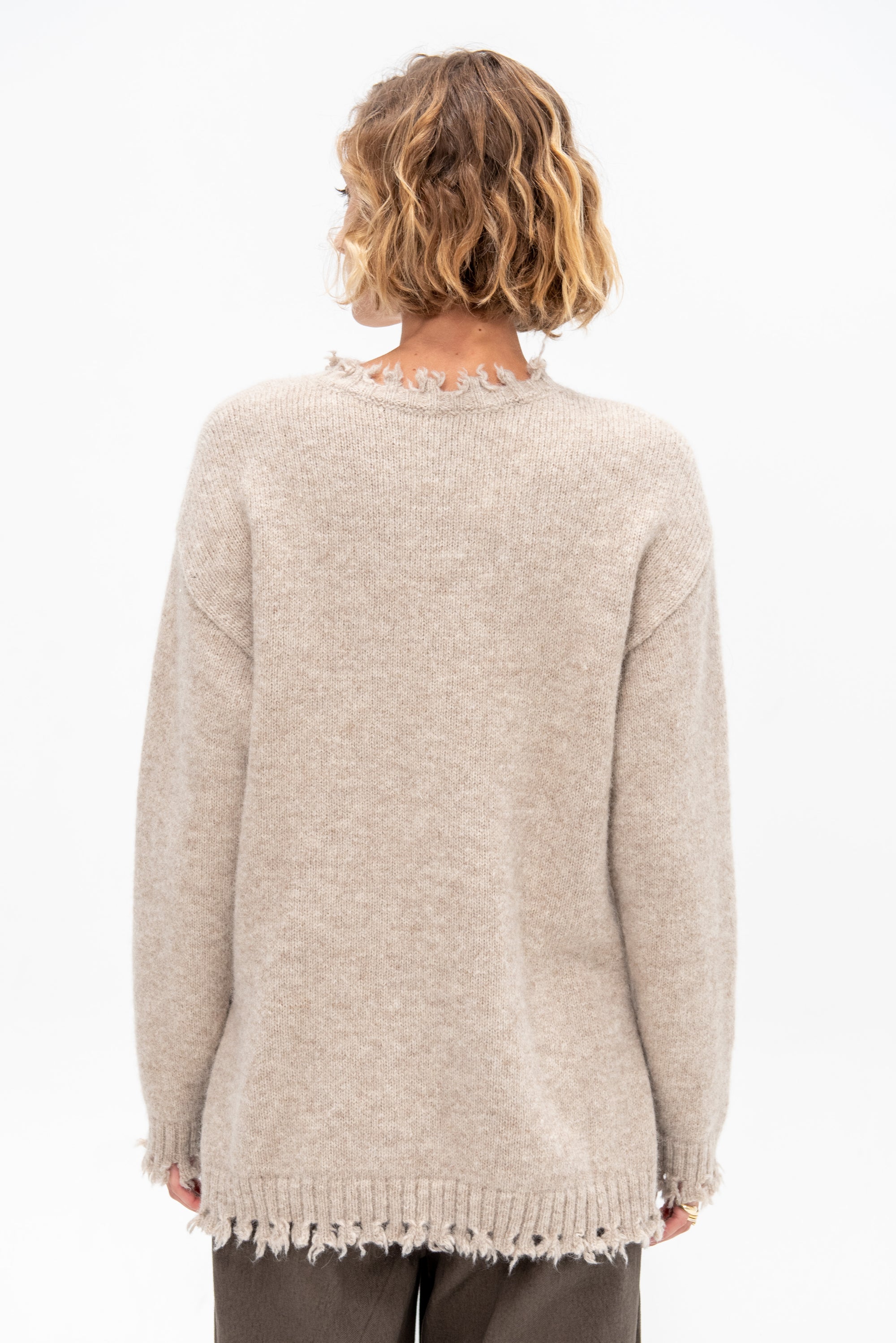 Fray Crewneck, Aspen