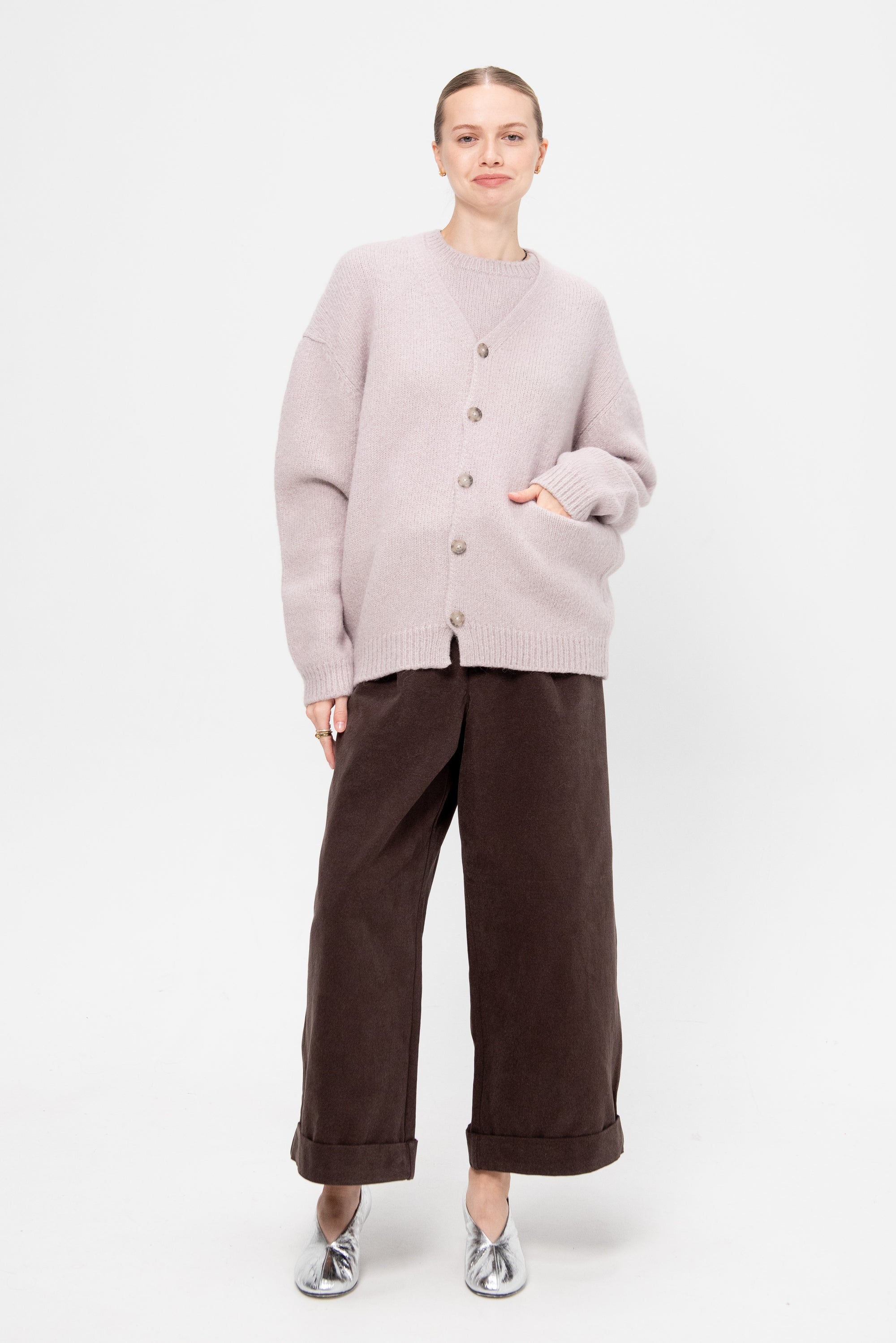 Loft Cardigan, Lavender