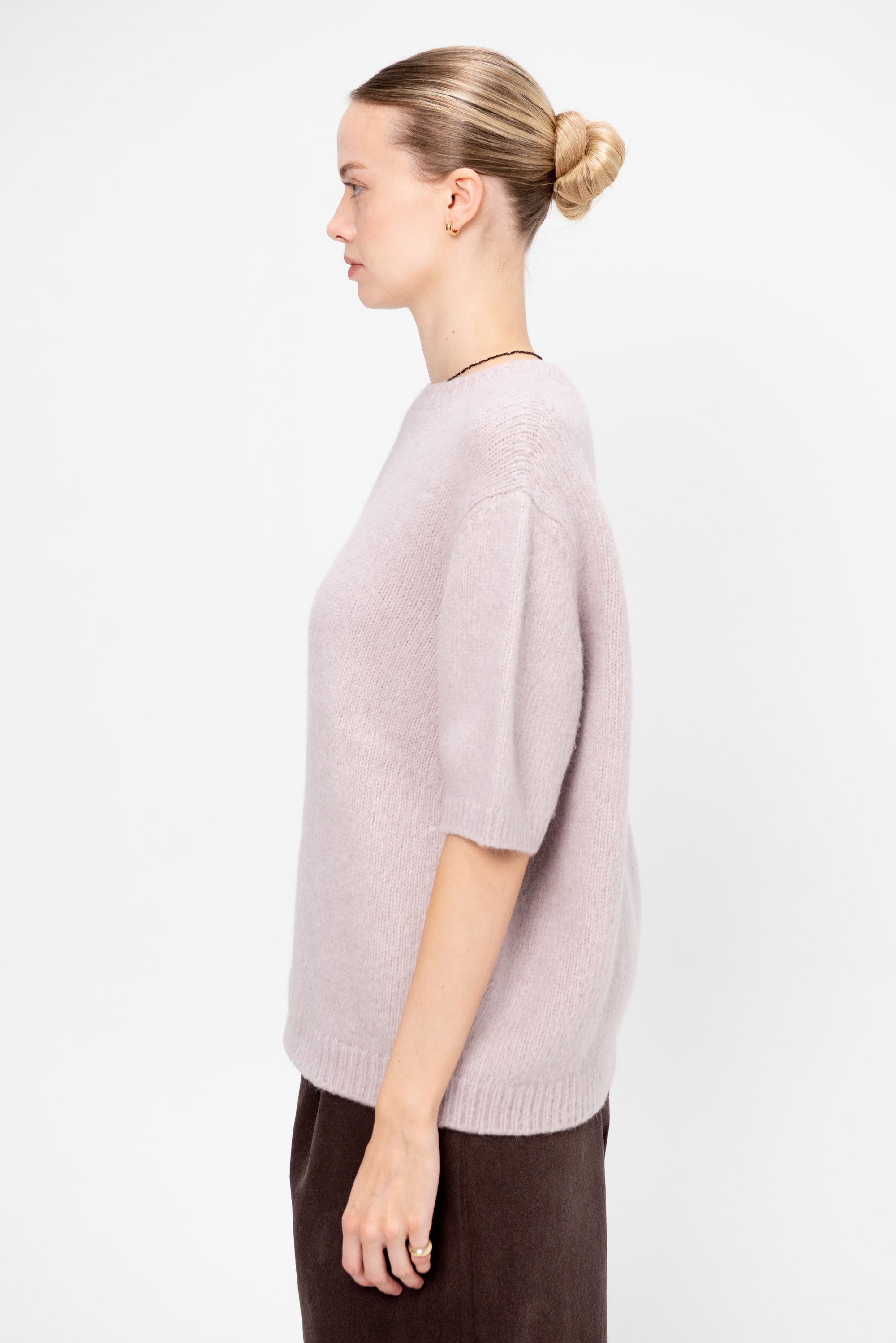 Loft Short Sleeve Crewneck, Lavender