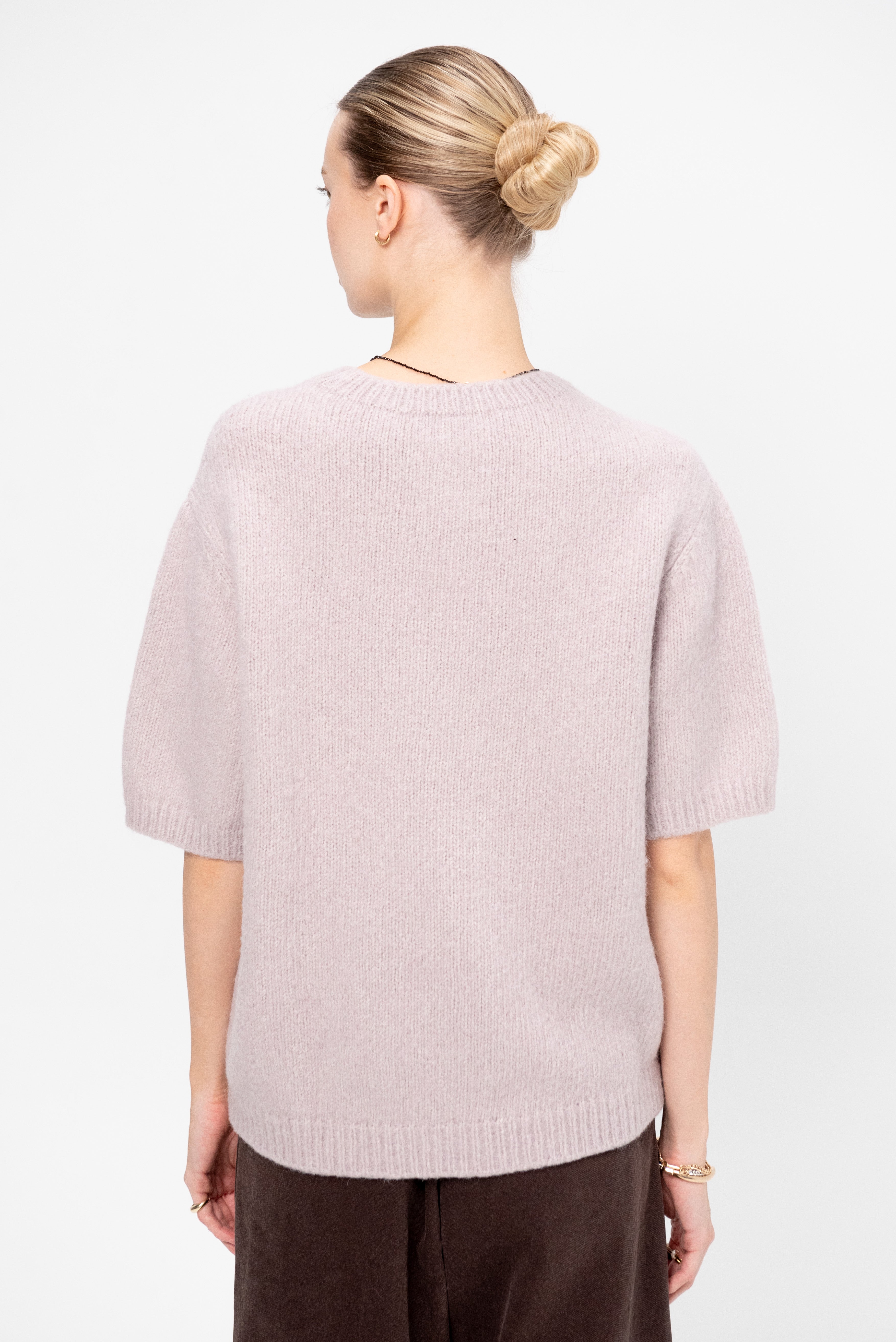 Lauren Manoogian Loft Short Sleeve Crewneck, Lavender – Kick Pleat