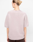 Loft Short Sleeve Crewneck, Lavender