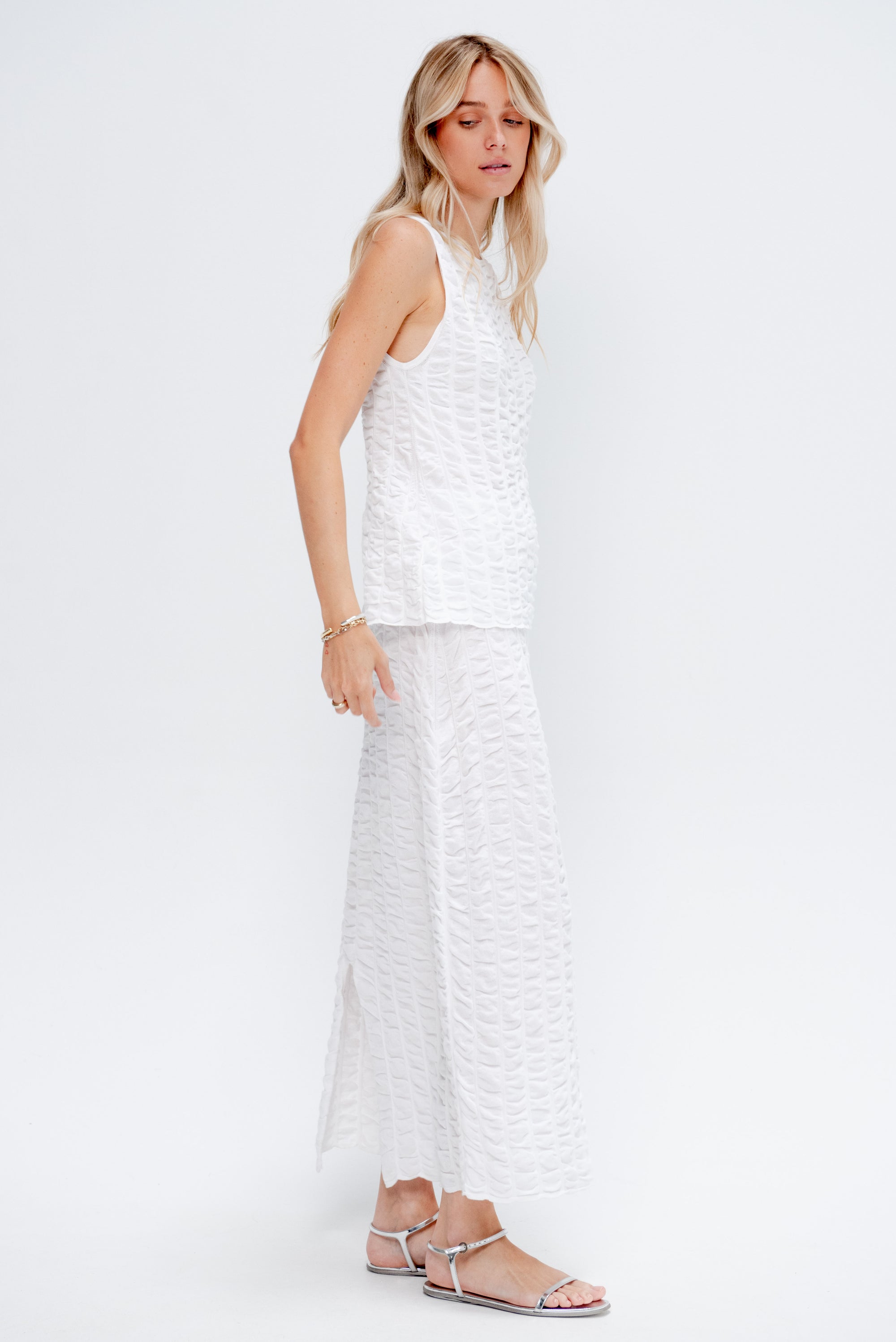 Ruche Shell, White