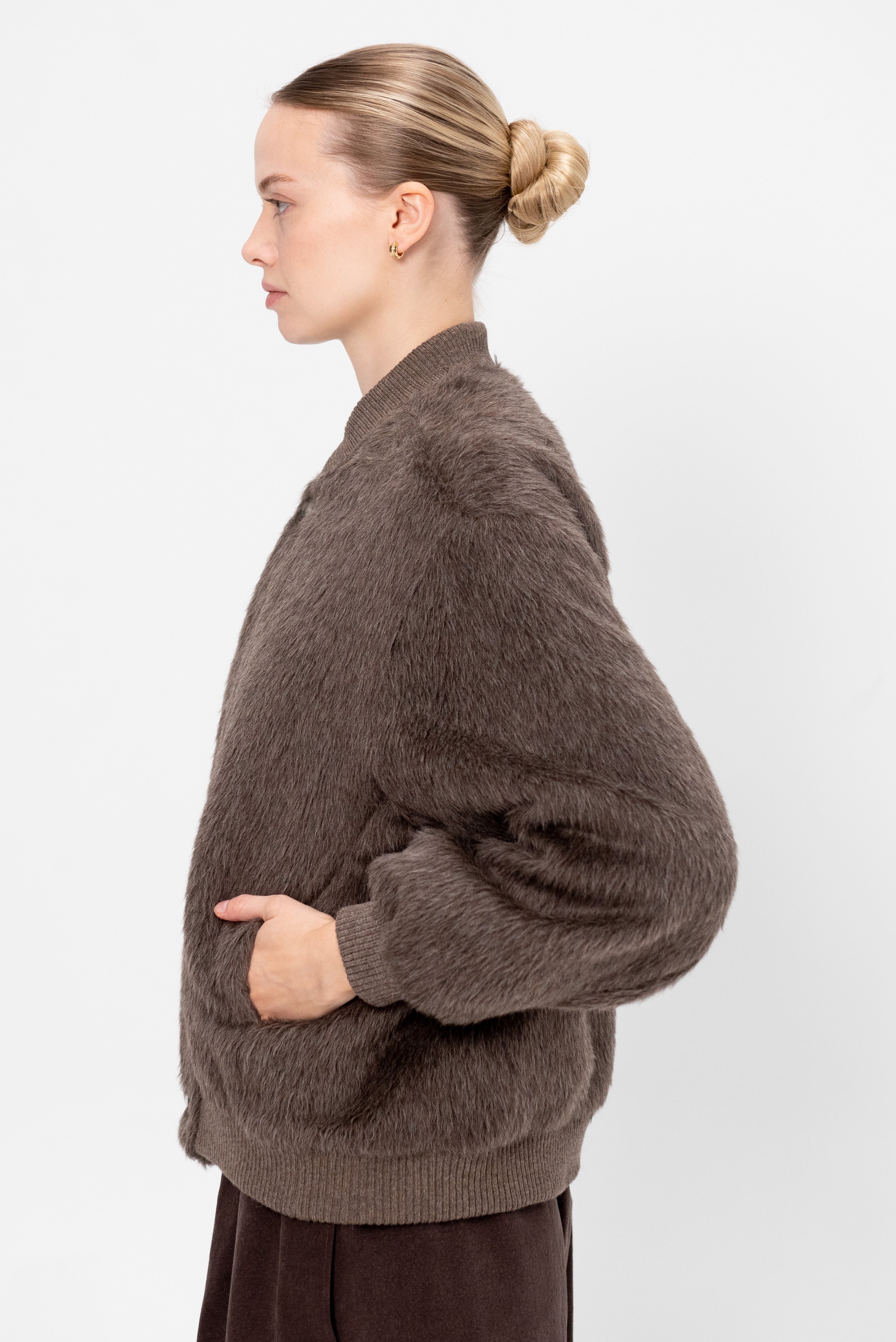 Lauren Manoogian Suri Bomber, Barnwood – Kick Pleat