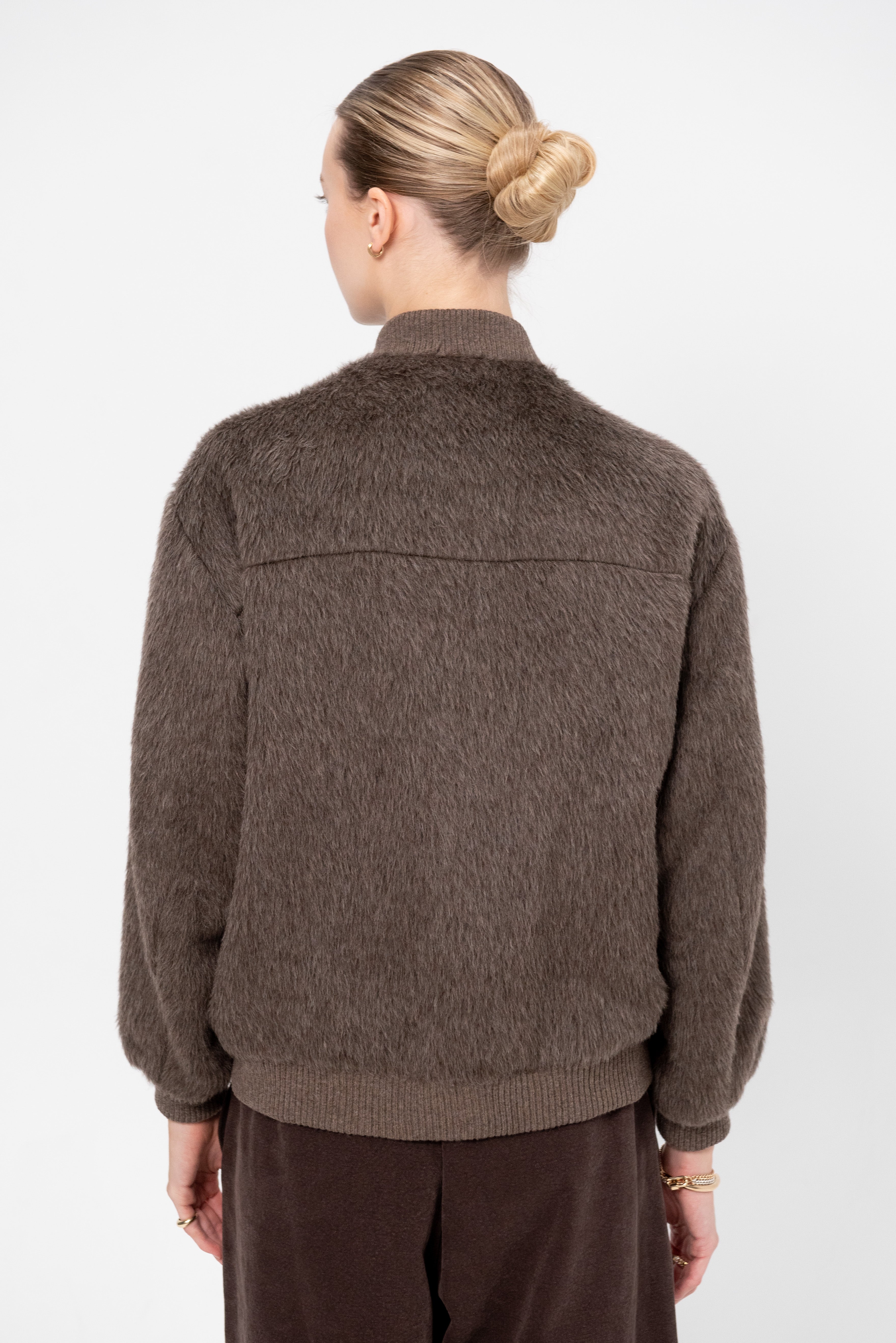 Lauren Manoogian Suri Bomber, Barnwood – Kick Pleat