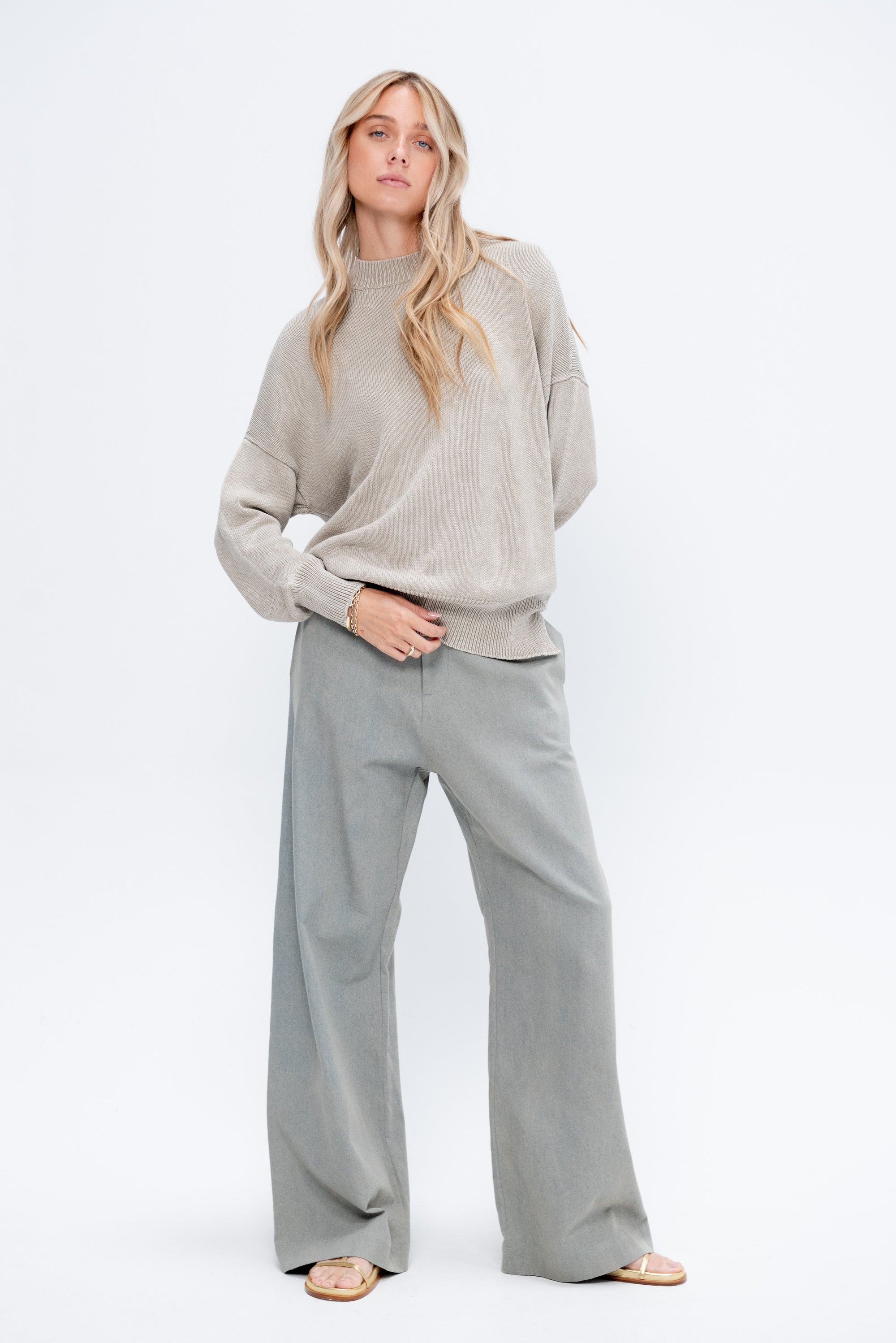 Gallery Trouser, Dirty Blue