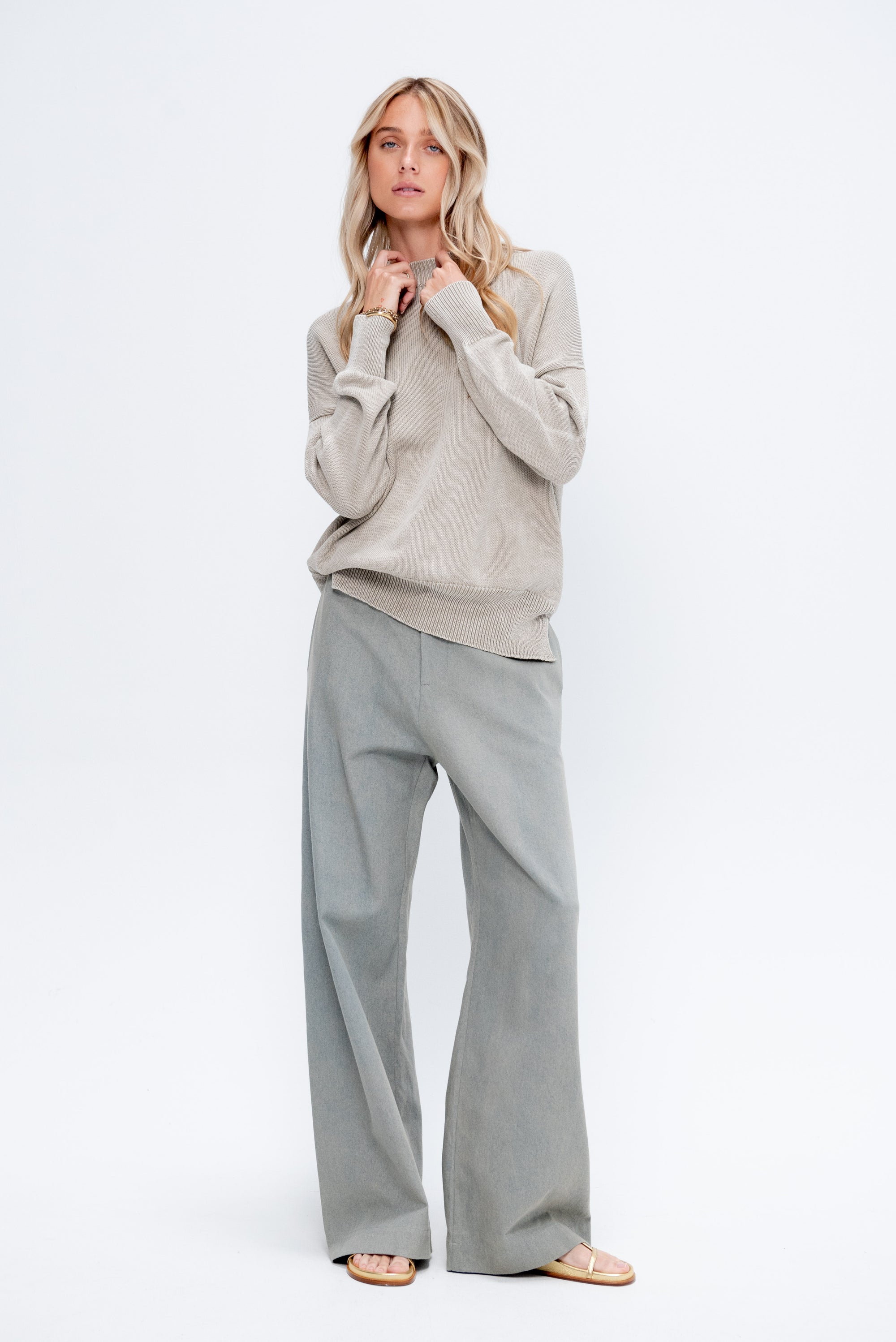 Gallery Trouser, Dirty Blue