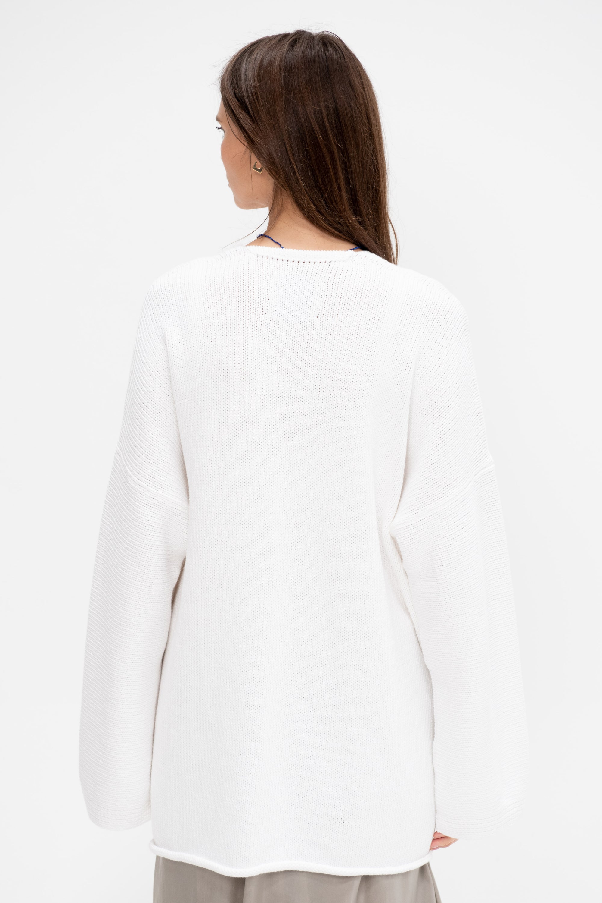 Open Cardigan, White