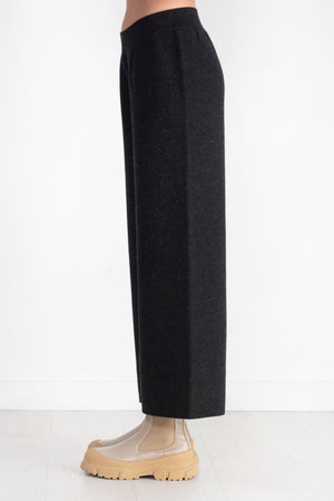 Lauren Manoogian - Double Knit Pants, Black Melange