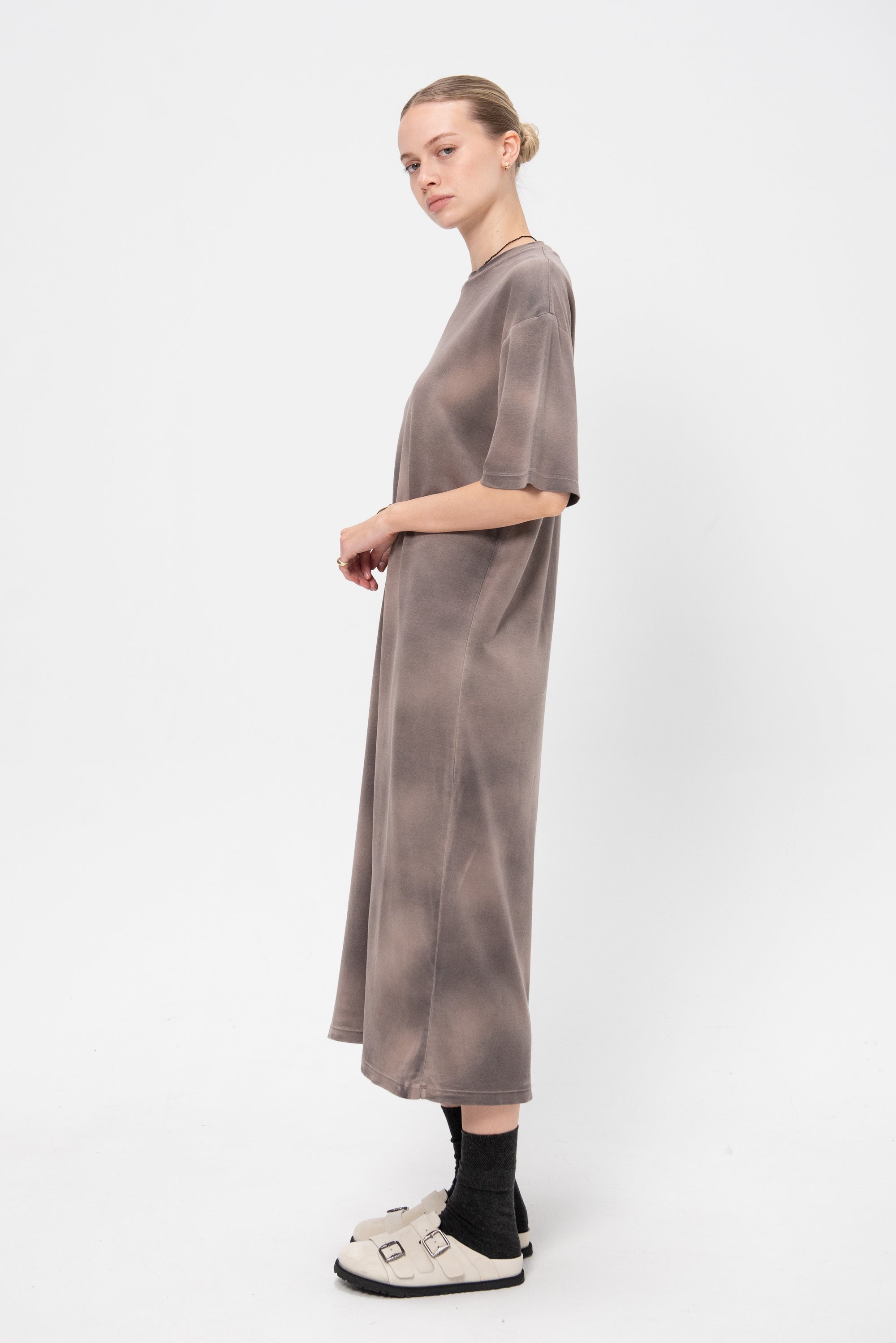 Haze Tee Dress, Coal