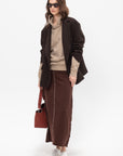 Stitch Skirt, Merlot