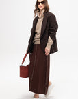 Stitch Skirt, Merlot