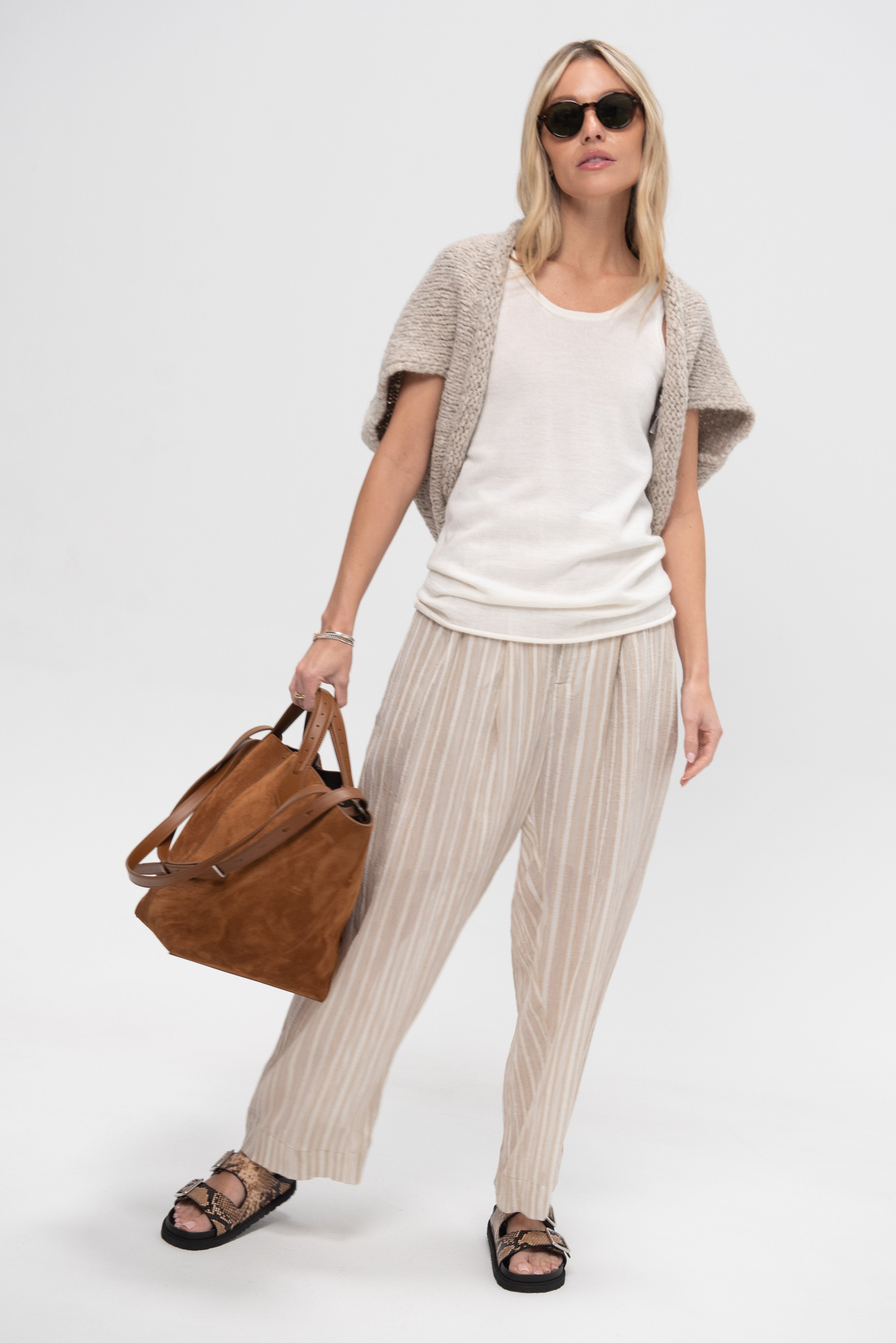 【関税込み】Lauren Manoogian グレー Column ラウンジパンツ Frame Trouser – La Garçonne