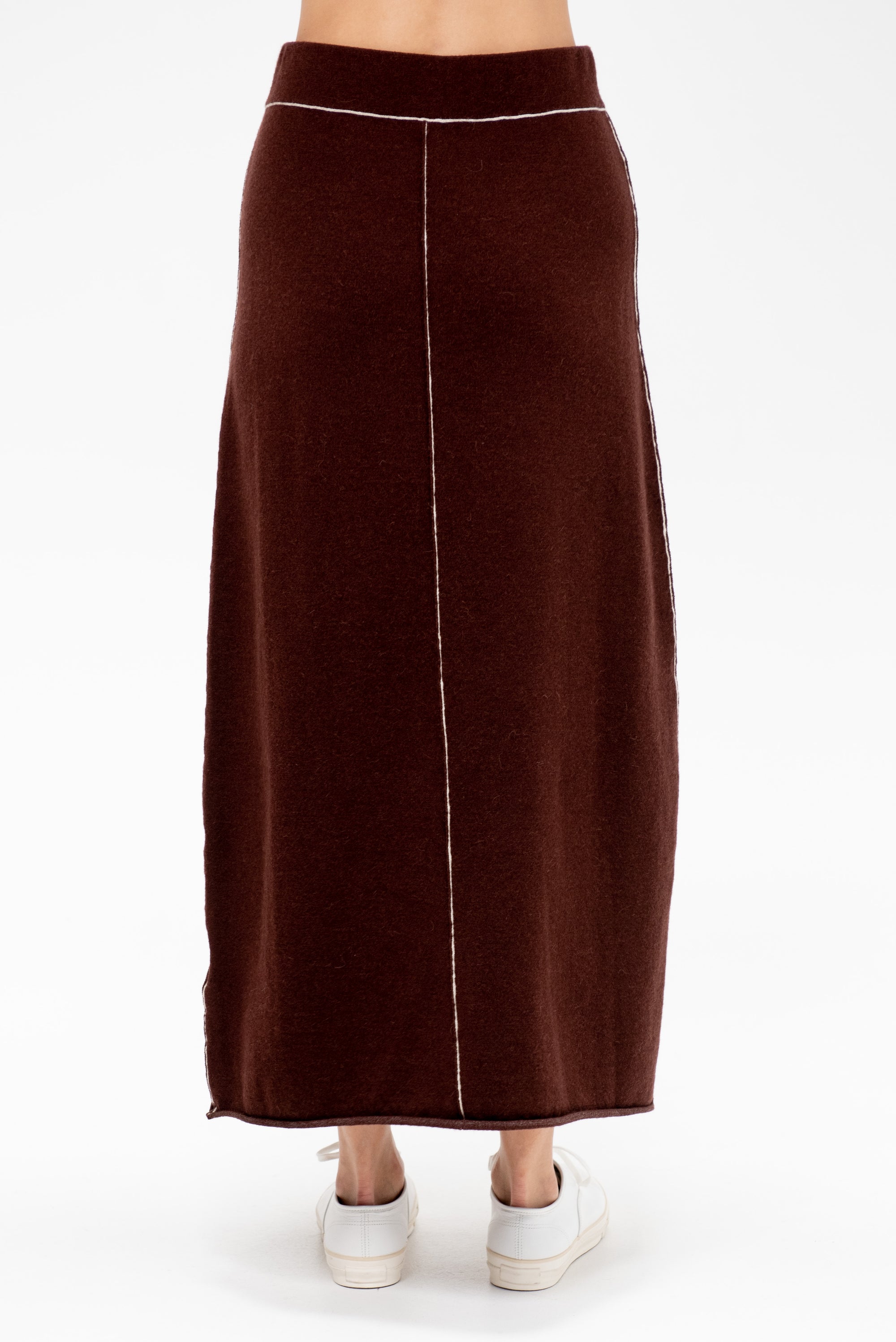 Stitch Skirt, Merlot