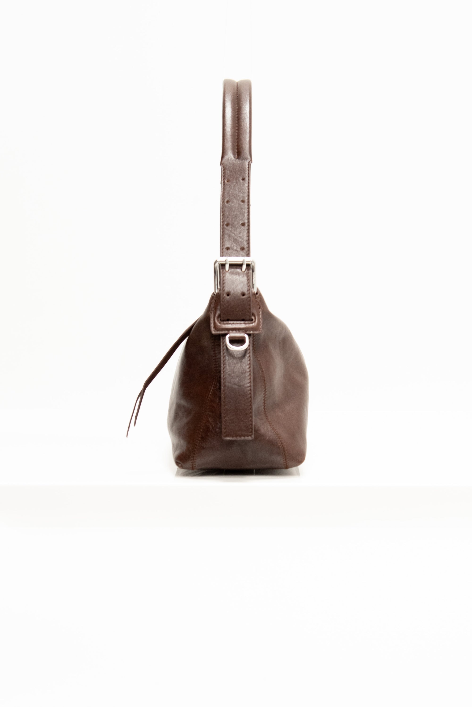 Belted Baguette Bag