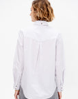 Chest-Pocket Fitted Shirt, Purple