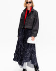 Cropped Blouson, Slate