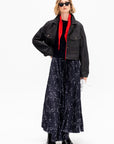 Cropped Blouson, Slate