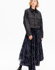 Cropped Blouson, Slate