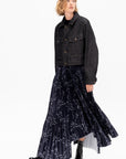 Cropped Blouson, Slate