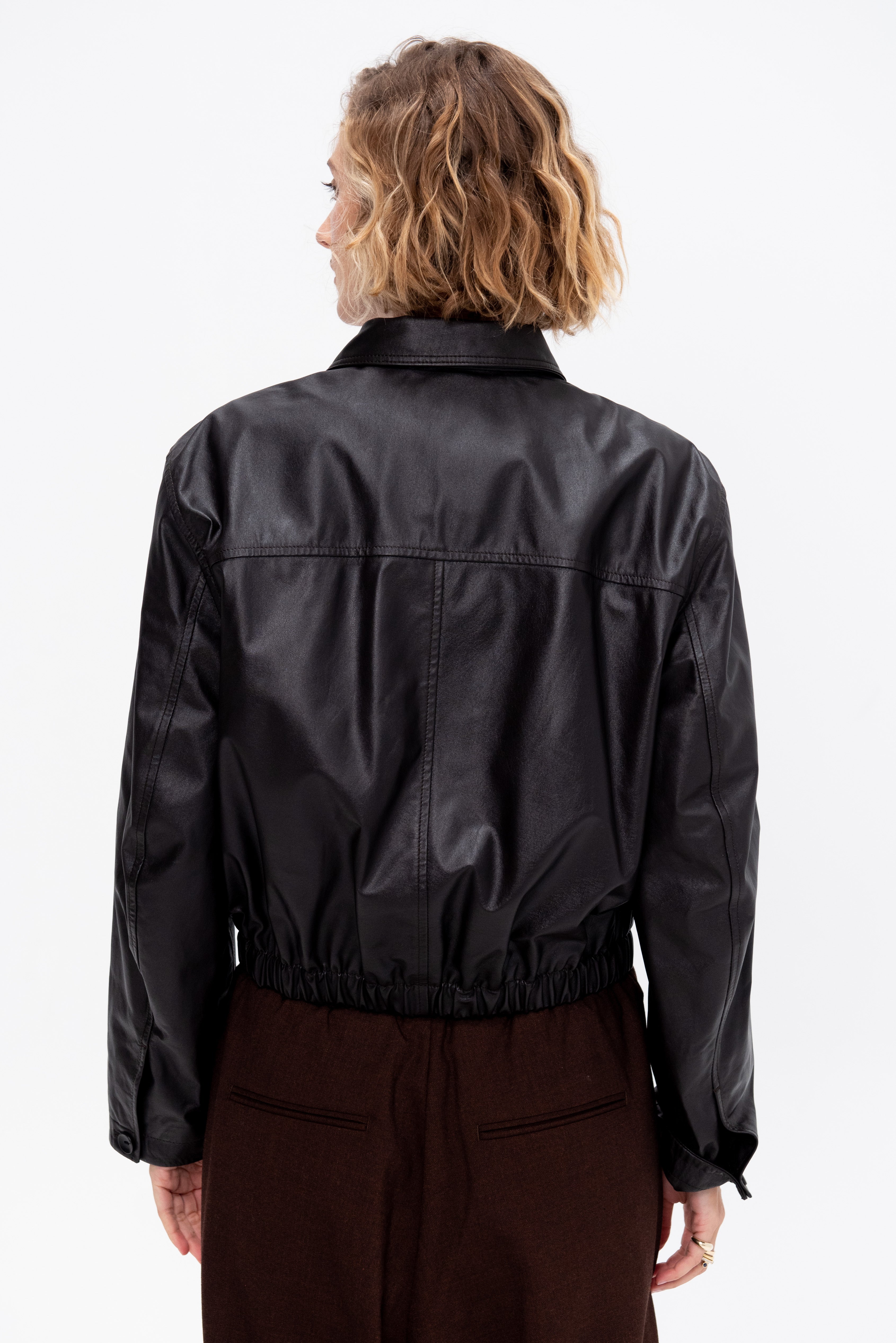 Lemaire Soft Leather Blouson, Black Cherry – Kick Pleat