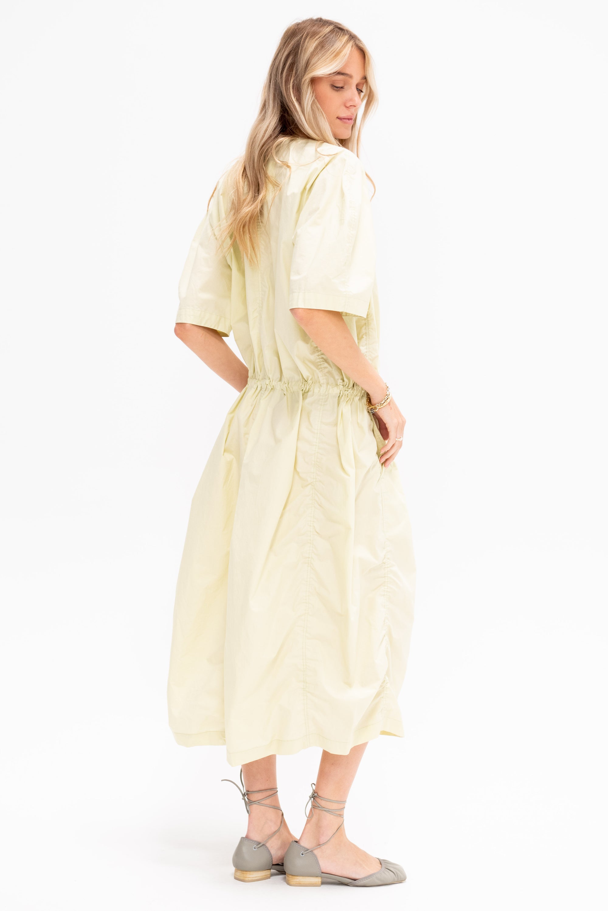 Parachute Dress, Dusty Yellow