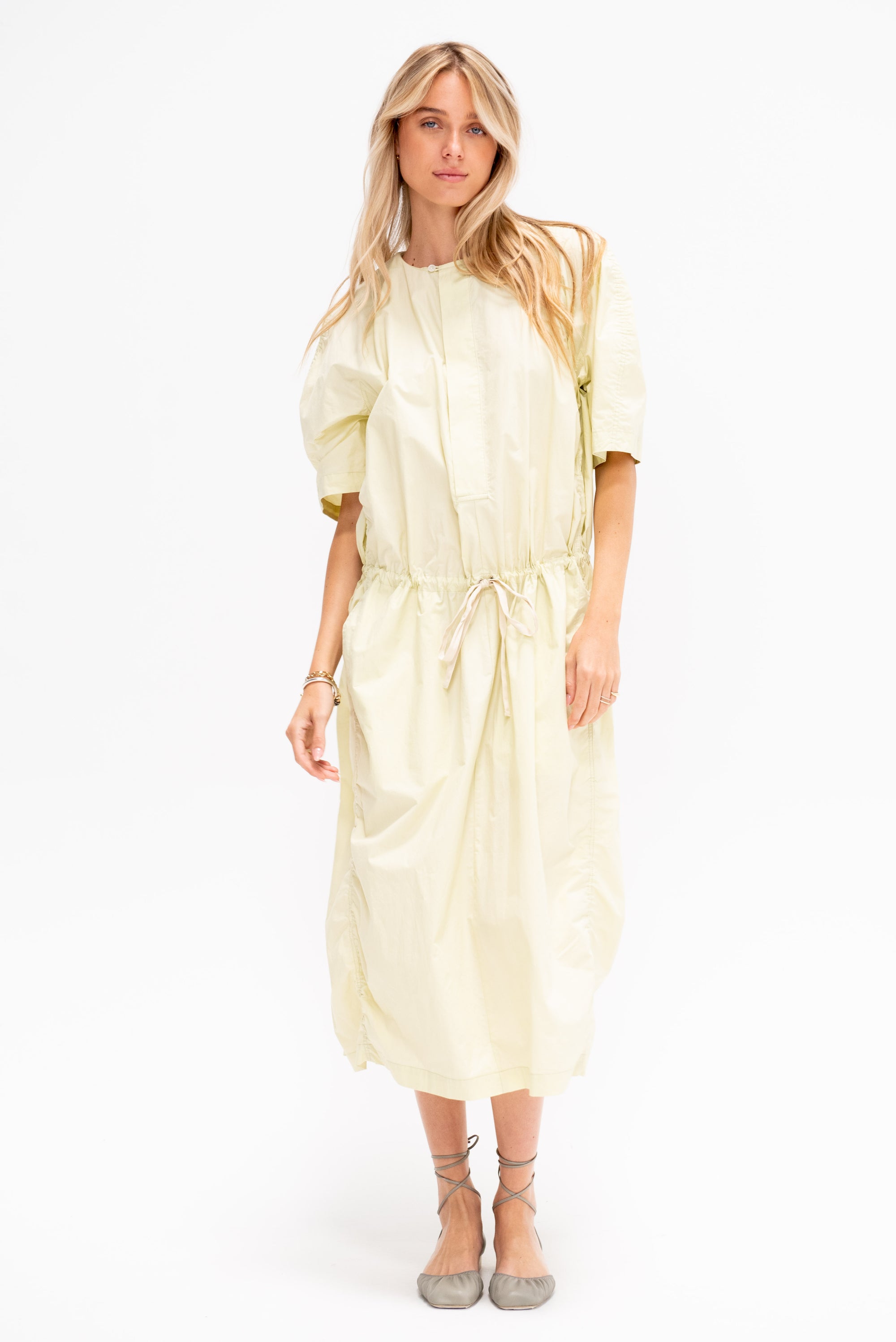 Parachute Dress, Dusty Yellow