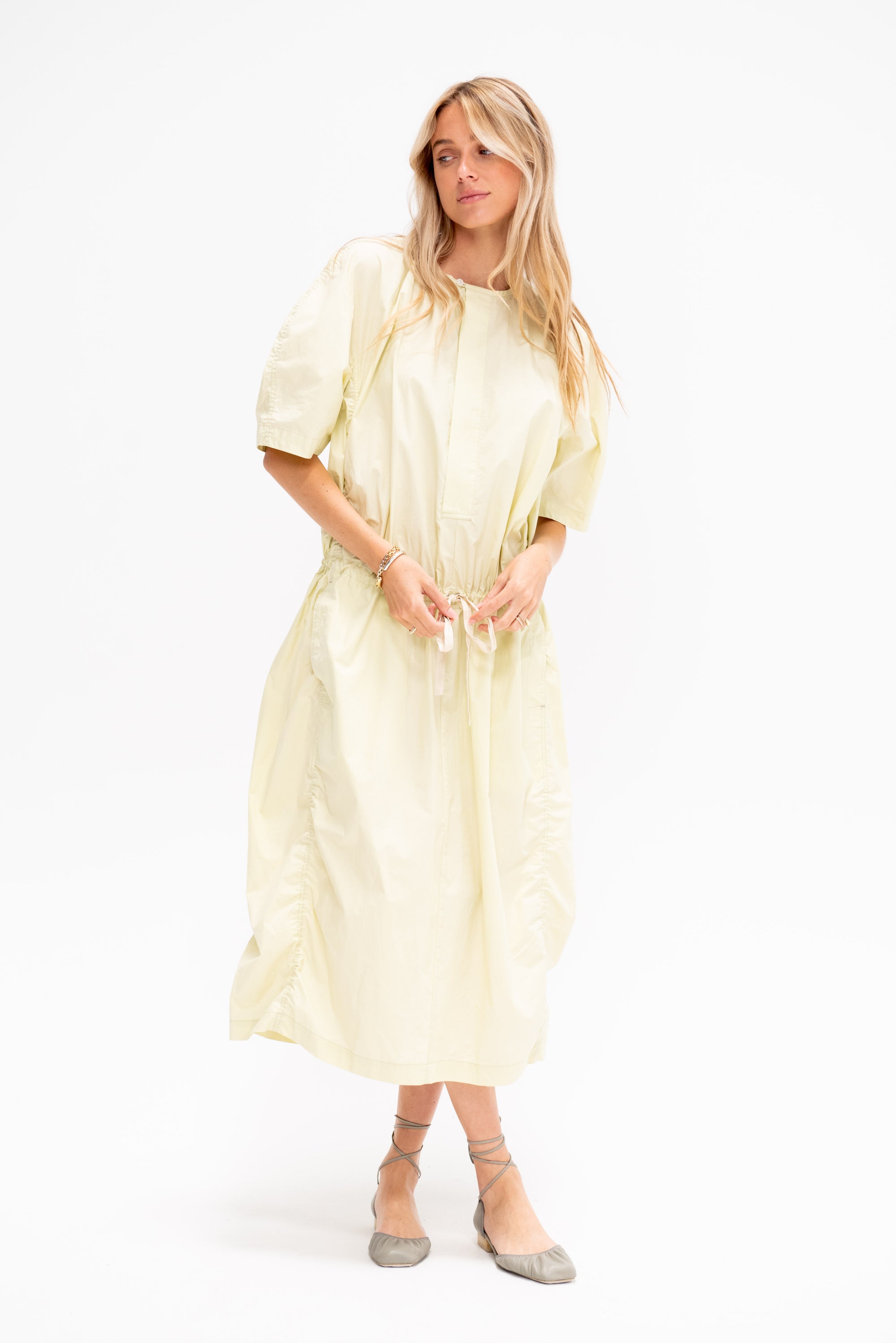 Parachute Dress, Dusty Yellow