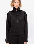 Zipped Sweatshirt, Dark Roast