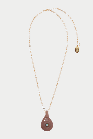 Lizzie Fortunato Jewels - Muse Pendant Necklace, Sandstone