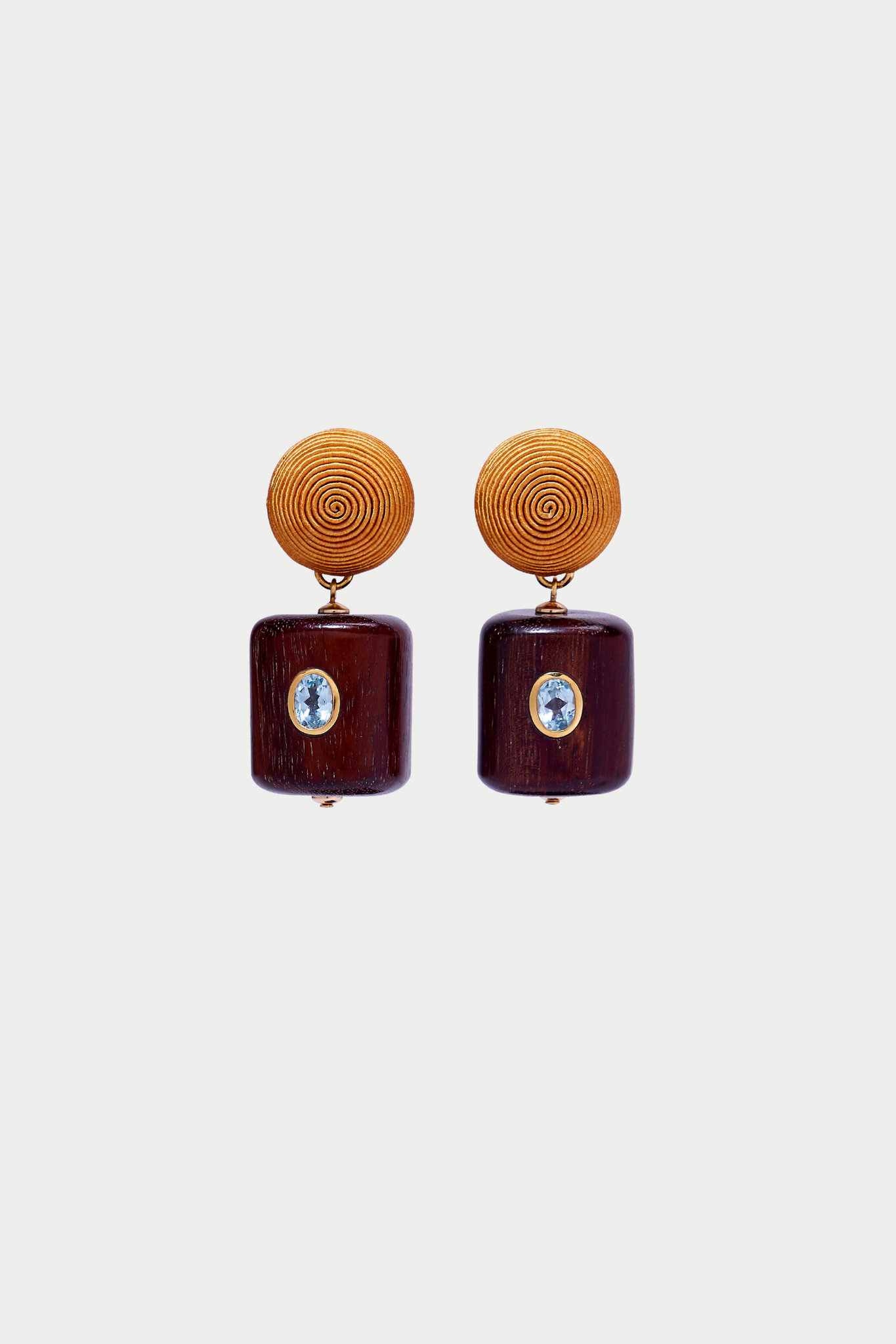 Lizzie Fortunato Jewels - Lantern Earrings, Wood