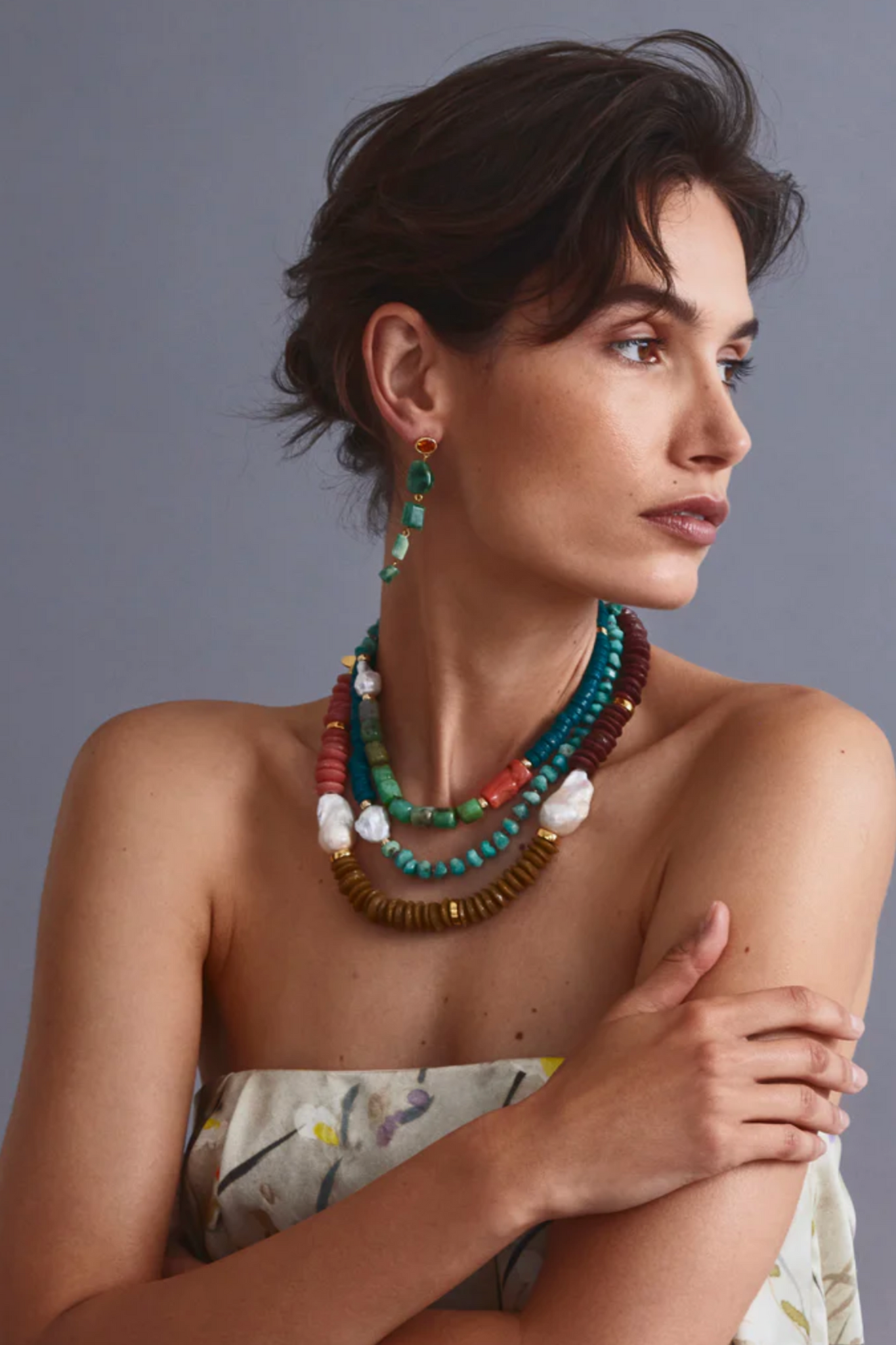 Lizzie Fortunato Jewels - Maya Earrings, Amazonite