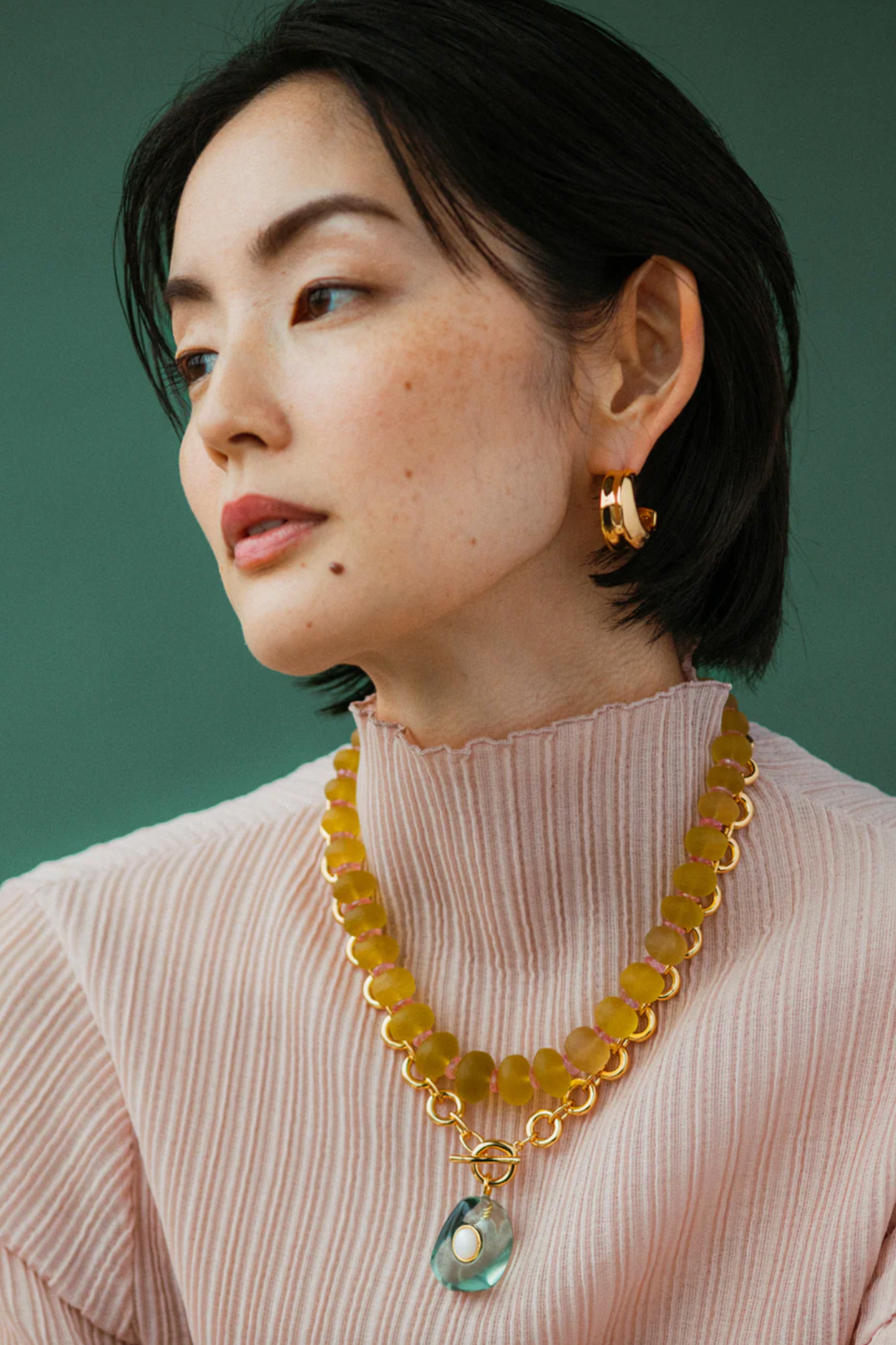 LIZZIE FORTUNATO JEWELS - Onda Hoops, Gold