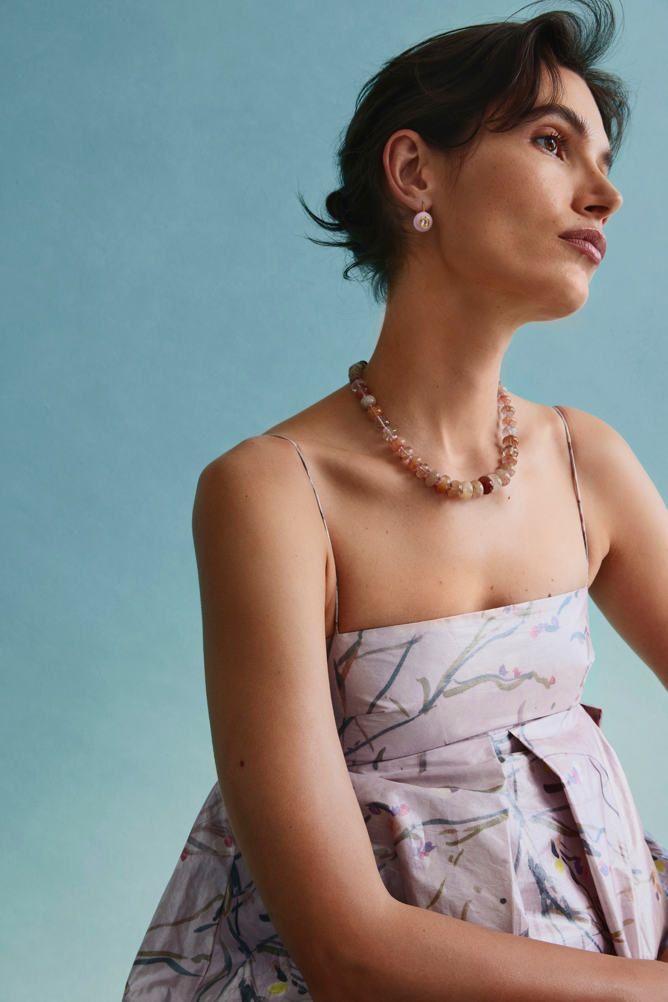 Lizzie Fortunato Jewels - Cliffs Necklace, Pink