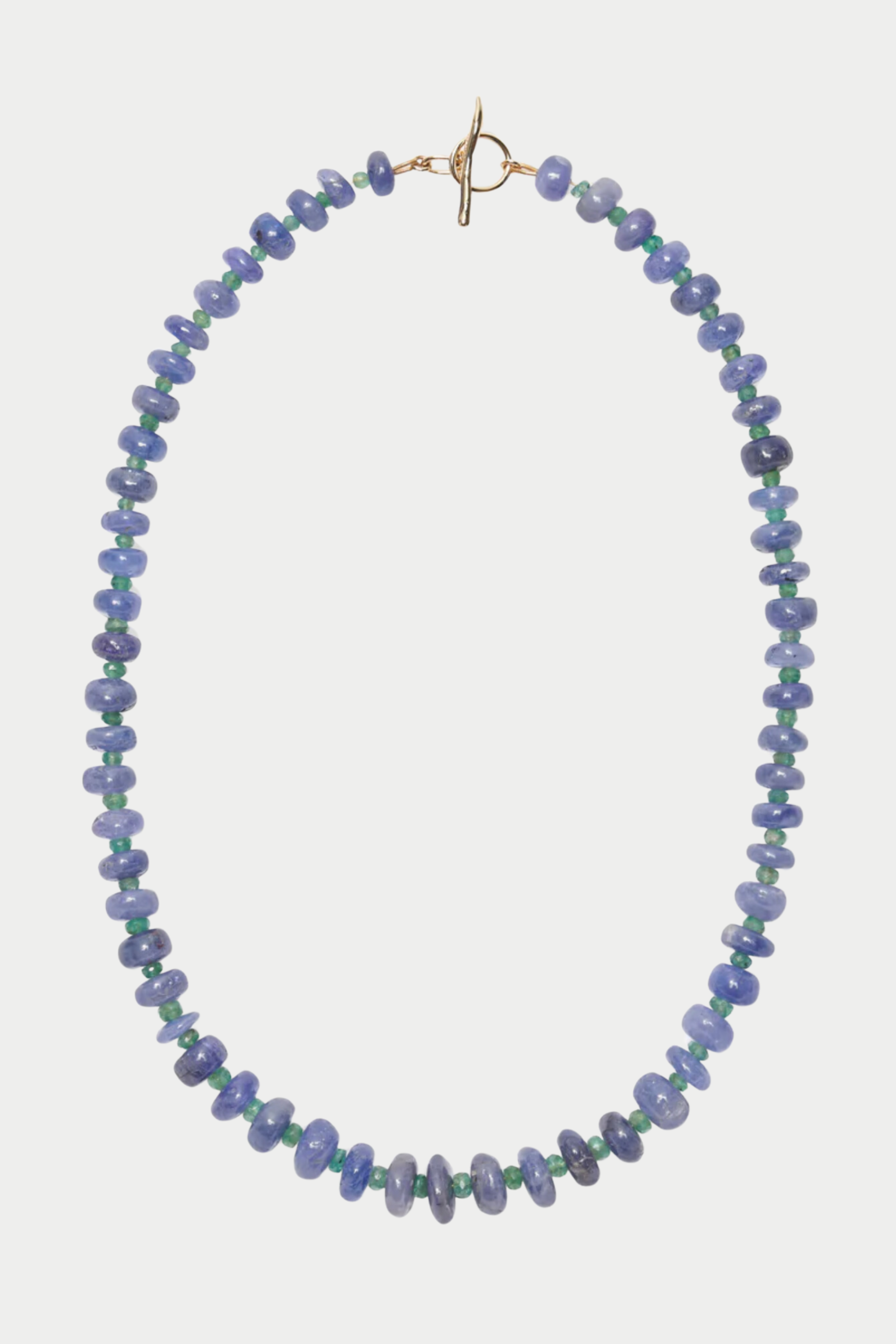 LIZZIE FORTUNATO FINE - Strand Necklace, Tanzanite & Emerald